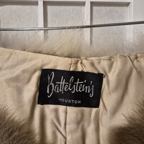 Vintage Silver Fox Fur Stole Shawl Wedding Wrap 1960s - Picture 2 of 6